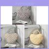 Floral Embroidery Cosmetic Bag With Large Capacity For Travel And Home Use