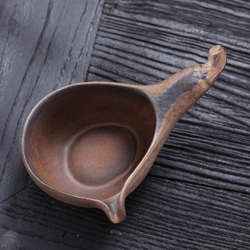 Tea Divider, Gilded Iron Glazed Tea Sea Fair Cup, Ceramic Male Cup, Wood-fired Evenly Cooked Cup, Tea Set Accessories, Gilt Fair Cup