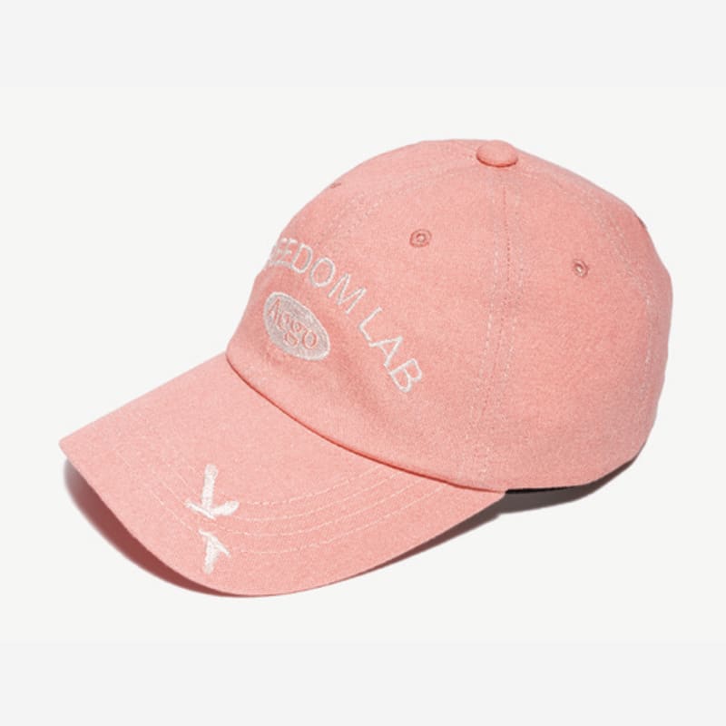 AEGO Freedom Lab Signature logo cap_peach pink