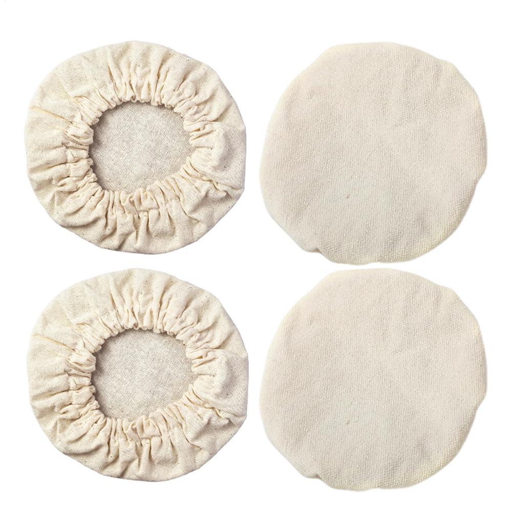 

Elastic Cloth Jar Covers 4Pcs Reusable Cloth for Sourdough Starter Jars Elastic Bread Fermentation Cover Bread Proofing Cover