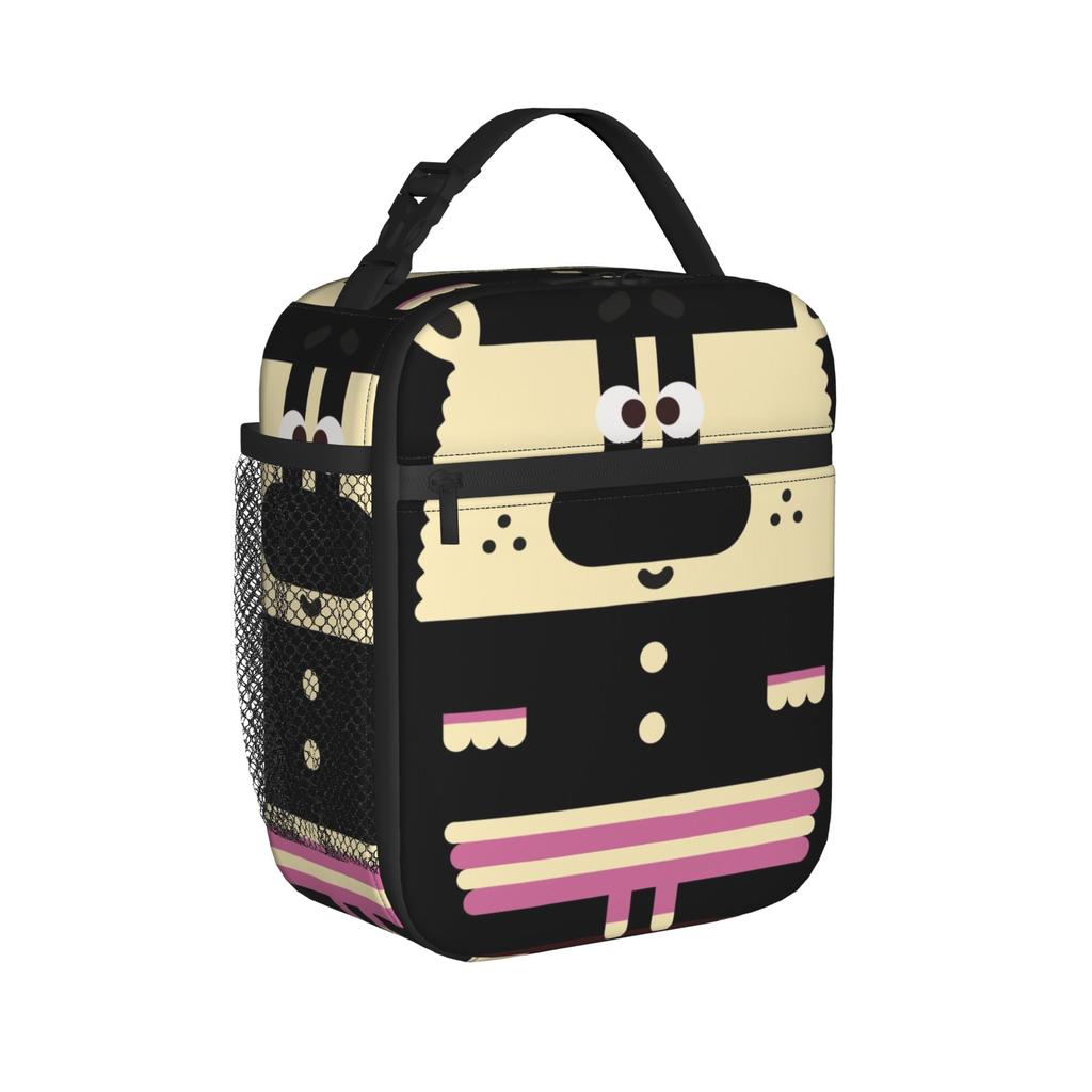 Duggees Cartoon Insulated Lunch Bags for Men Women Food Bag Reusable Thermal Cooler Lunch Boxes For Travel