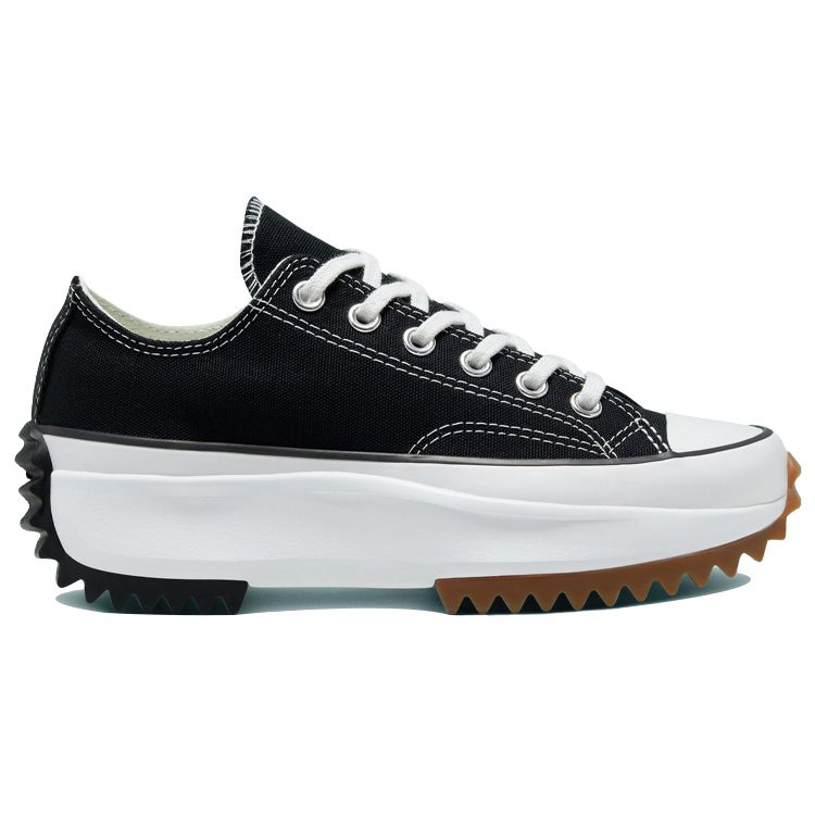 Converse Run Star Hike Low Black Gum Unisex Sneakers White 168816C