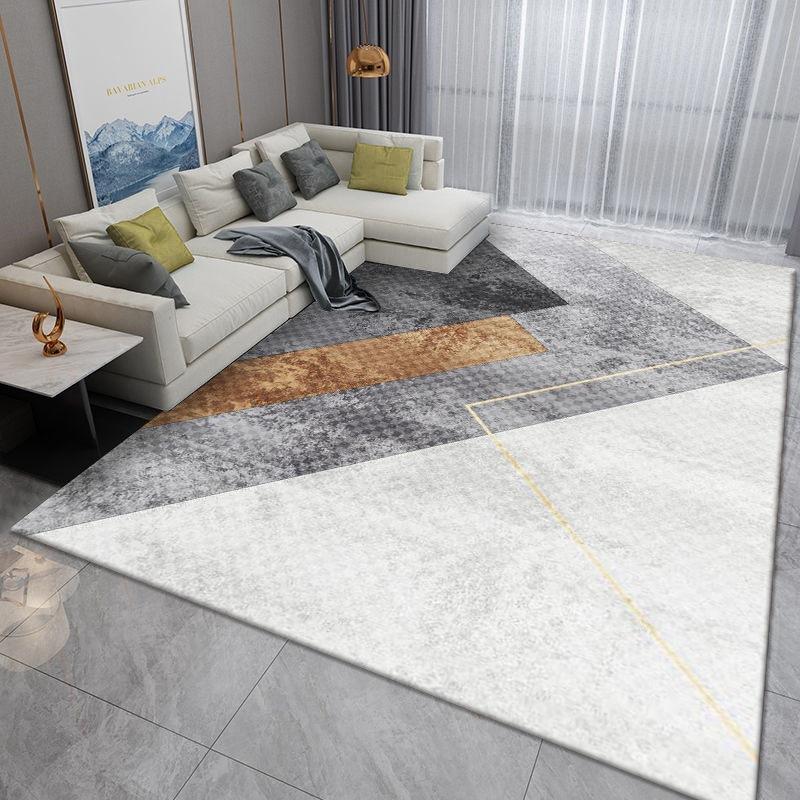 Nordic Light Luxury Door Floor Mat, Office Living Room Sand Carpet, Bedroom Bedside Full Of Thickened Carpet