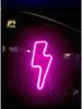 Neon Cyberpunk LED Lightning Window Light: Electric Interior Decor