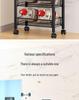 Multi-Layer Kitchen and Bathroom Storage Trolley with Wheels