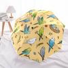 1 PC Automatic Folding Umbrella - Cute Parrot Pattern, Portable & Foldable Design with 8 Ribs, Christmas Birthday Gifts