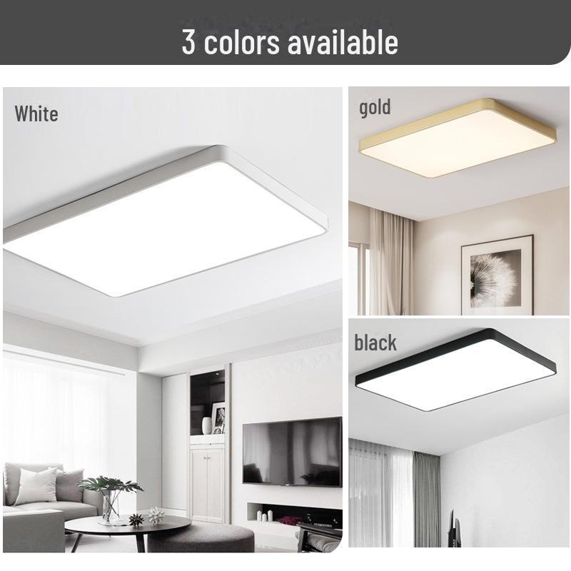 Rectangular LED Ceiling Lamp for Living Room, Bedroom, or Balcony