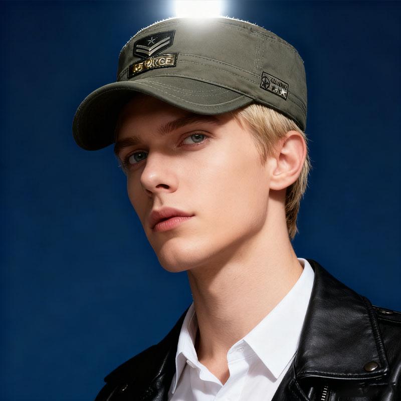Mini flat-top baseball cap, stylish and trendy, perfect for streetwear and sun protection