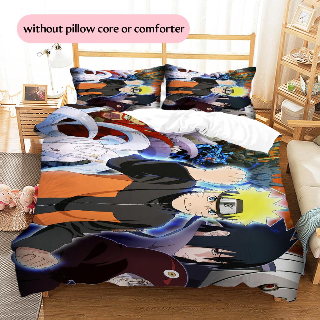 Naruto Haruno Sakura Theme Bedding Set, Anime Themed Bedroom Decor, Gift for Sakura Enthusiasts