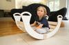 Montessori Wooden Rocker For Children White Solid Polish