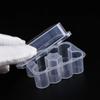 3/5/7/10 ML Insulin Vial Storage Case 10-Slot Plastic Peptide Protector Box Transparent Dust-proof Pill Vial Cooling Case