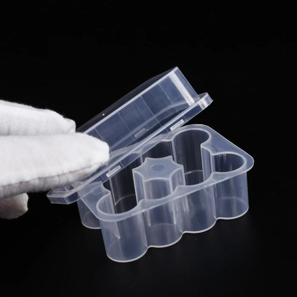 3/5/7/10 ML Insulin Vial Storage Case 10-Slot Plastic Peptide Protector Box Transparent Dust-proof Pill Vial Cooling Case