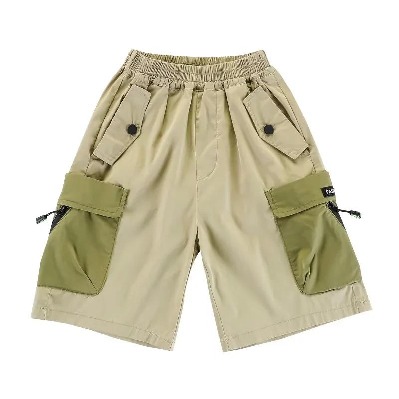 Chlapecké rychleschnoucí letní zkrácené kalhoty: Lehké dětské overaly 2023