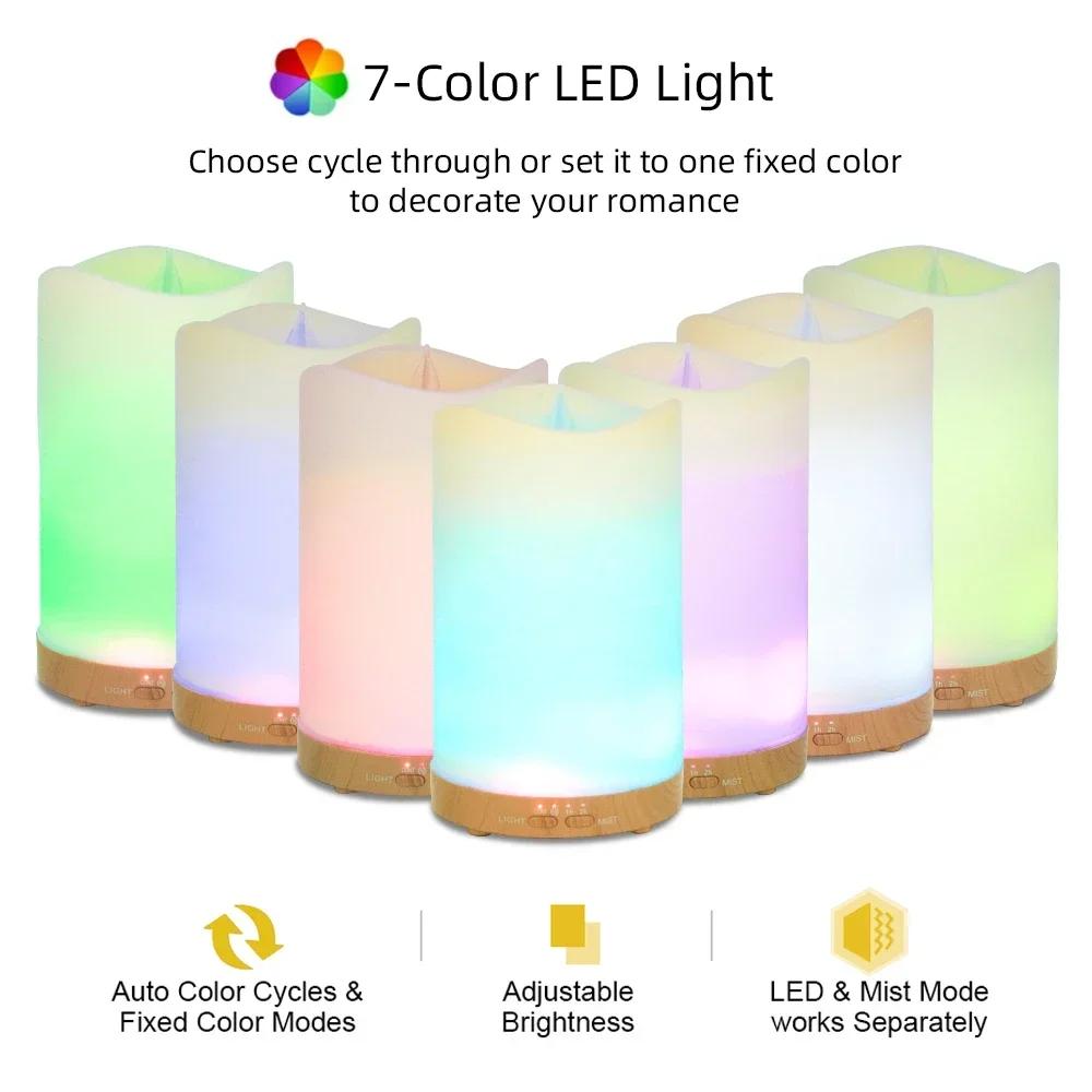 Air Humidifier & Essential Oil Diffuser with Aromatherapy Machine, Auto Shut-Off, Quiet Mist, Night Light, Fragrance Machine for