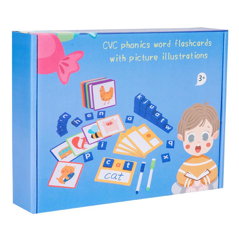 Alphabet and CVC Word Building Phonics Game for Kindergarten Early Learning