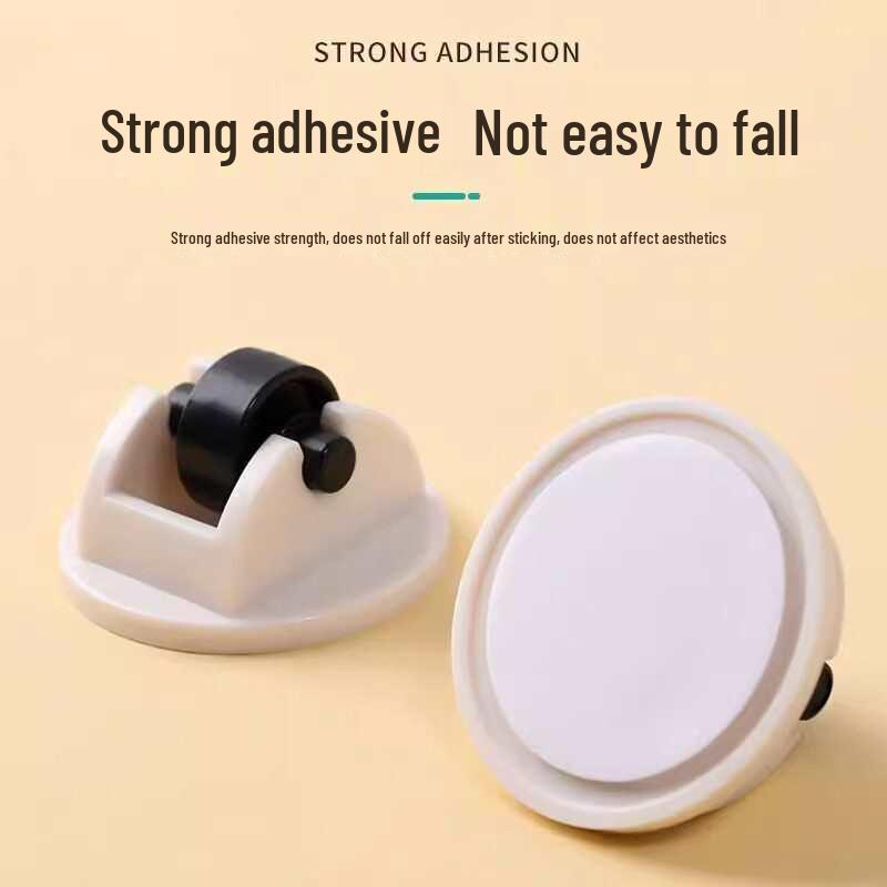 Adhesive Caster Wheels for Under-Bed Storage Organizer and Trash Can
