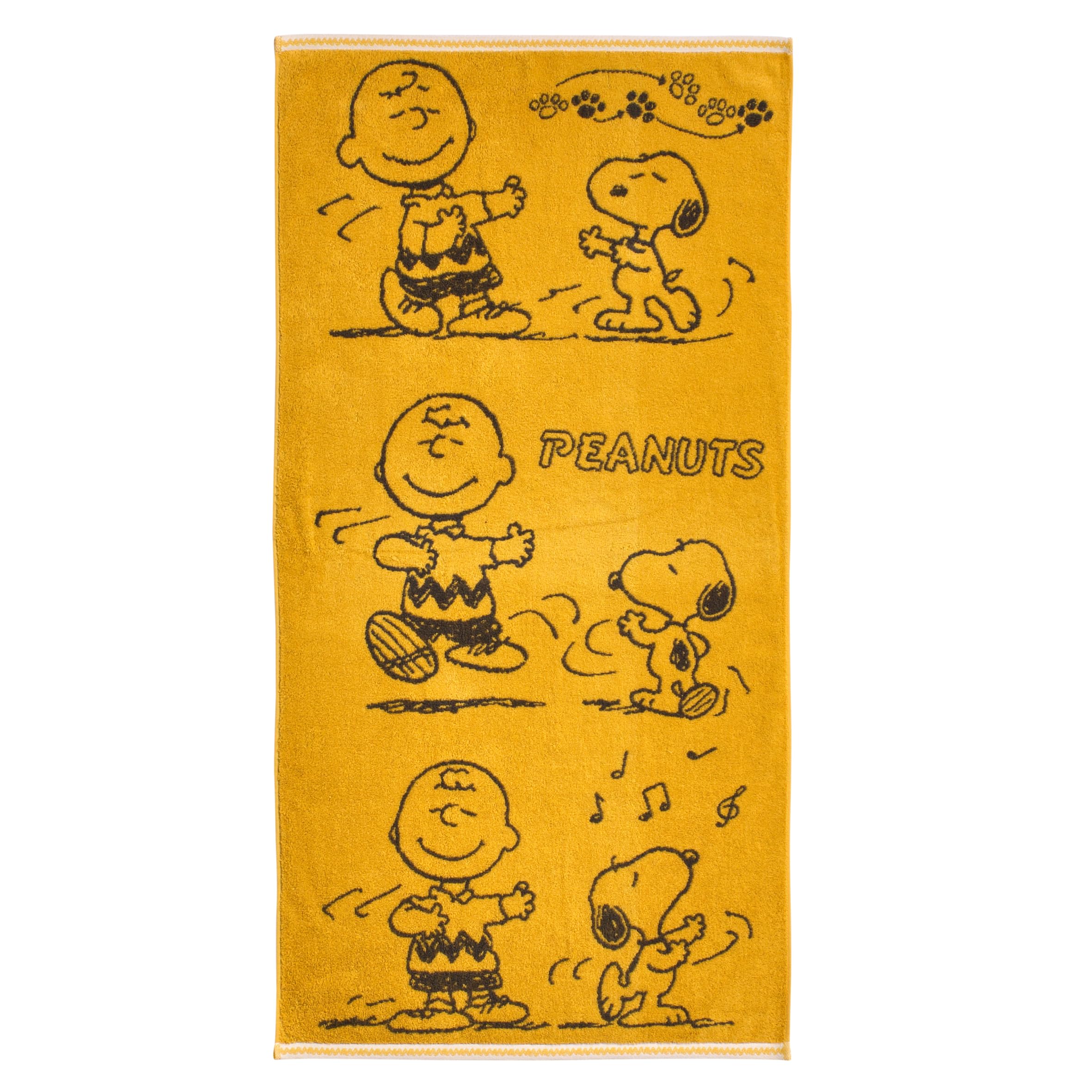 

Полотенце банное Nishikawa Snoopy Charlie Made in Dance, 60x120см, Стираемое, 100% хлопок, Коричневый, Япония, Желтый, XT15306671, PN5652TW,