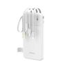 Powerbank Dudao K11 10000Mah Z Wbudowanymi Kablami - Biały