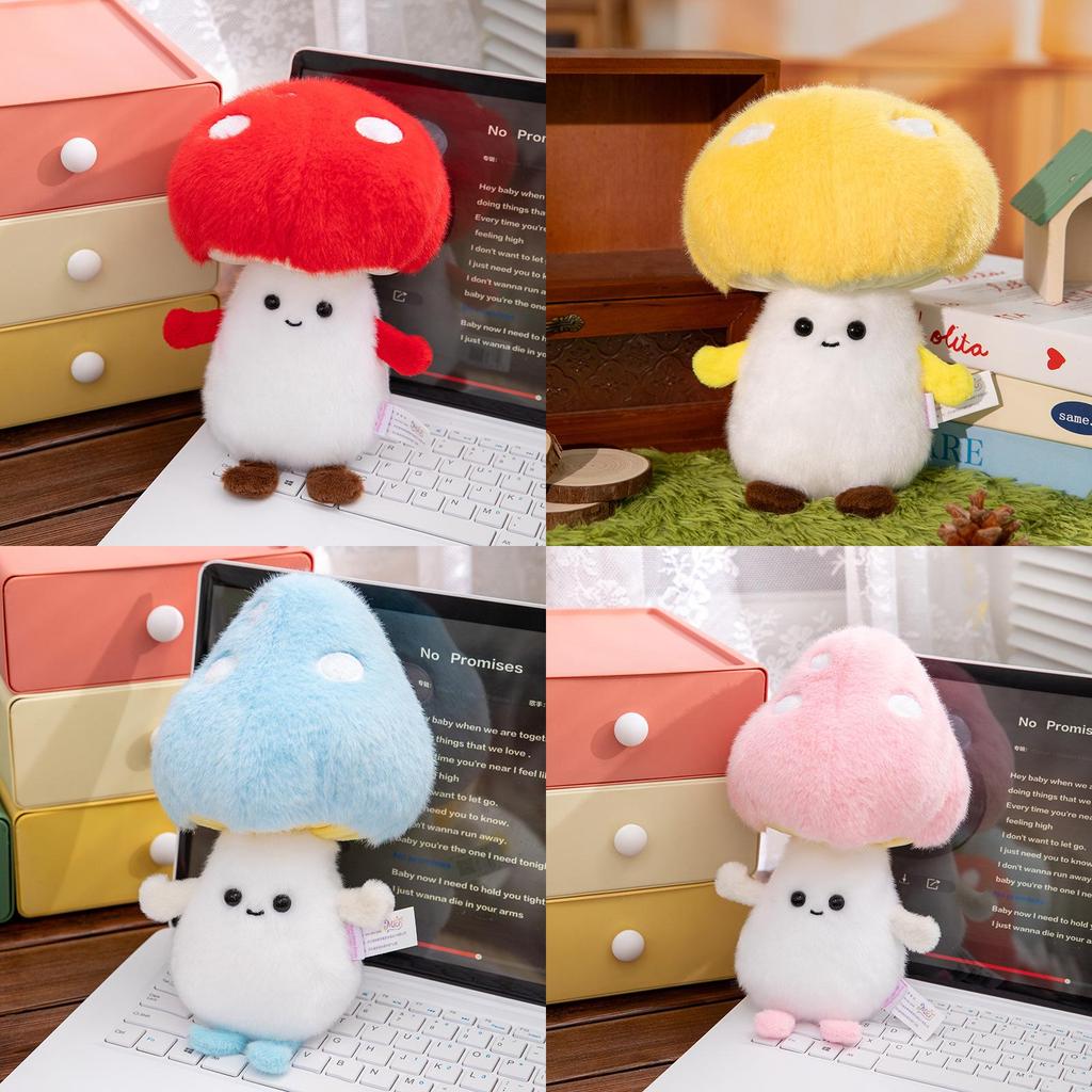 Creative Luminous Mushroom Plush Toy For Children And Bedtime Comfort