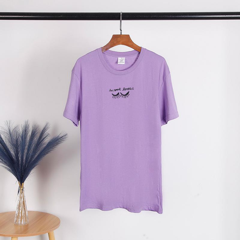 

Женская повседневная базовая футболка с круглым вырезом с принтом «TWINFLAMES», футболки в стиле Харадзюку для молодых девушек Y2K, женская эстетичная одежда, футболки XL фиолетовый