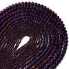 3/4/6/8/10mm Dark Purple Rondelle Austria Faceted Crystal Beads Glass Loose Beads For Jewelry Making DIY Bracelets Accessories