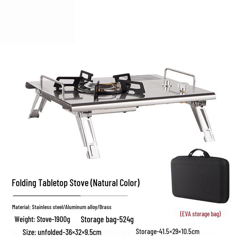 Portable Aluminum 4-in-1 BBQ Camping Table & Chair Set