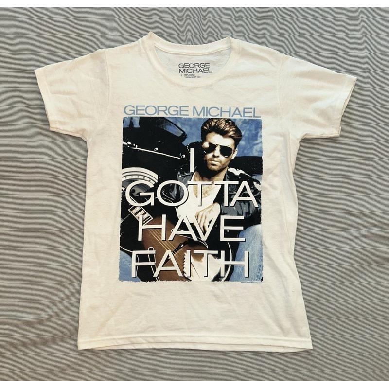 Джордж Майкл I Gotta Have Faith Официальная футболка Размер L S разноцветный