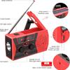 Multifunction Solar Hand-Crank Emergency Radio with Mobile Charging