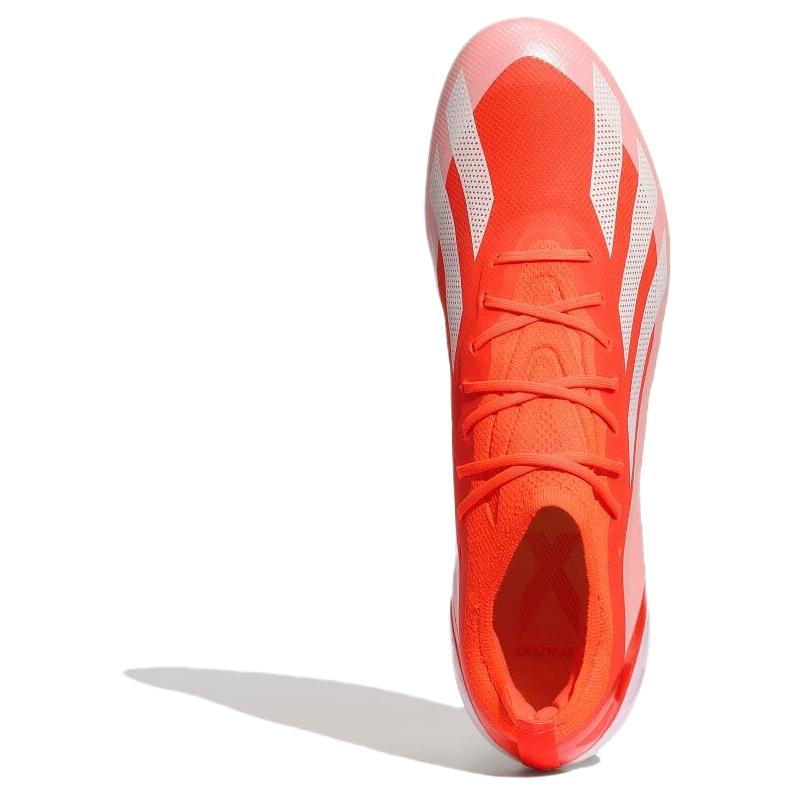 Adidas X Crazyfast Soft Comfortable Hg (Rubber Short Studs) Durable Soccer Shoes Men Soccer Shoes Orange IF0652