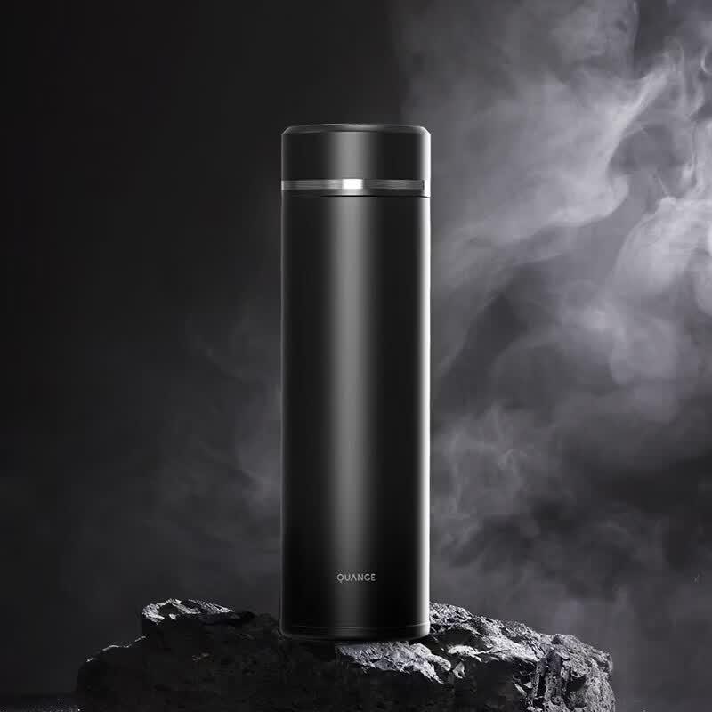 QUANGE 450ml Smart Temperature Display Portable Vacuum Flask