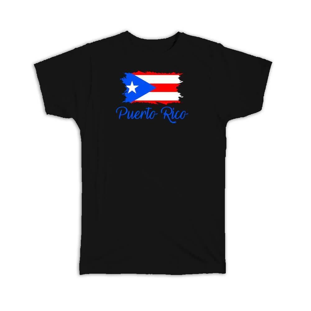 

Gift T-Shirt : Puerto Rico Flag Rican Country Expat M