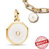 Splendido Ciondolo a Forma di Cappello di Laurea Stella Margherita Albero Genealogico Yin & Yang in Oro 14K Adatto per Bracciali di Marca Gioielli in Rame