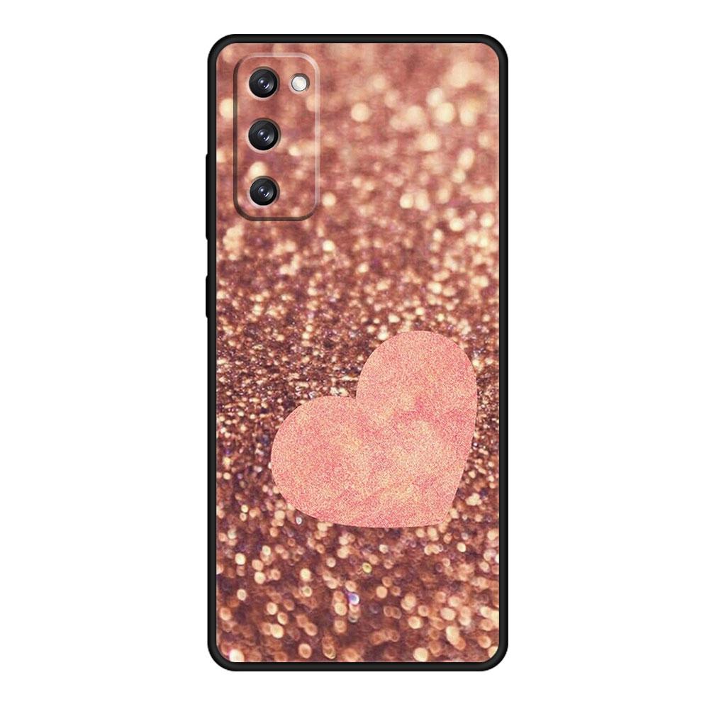 

Чехол для Samsung Galaxy S9 S8 S7 S20 FE 2022 S21 Plus S10 S22 Ultra 5G S10e Rose Pink Bling Samsung S7