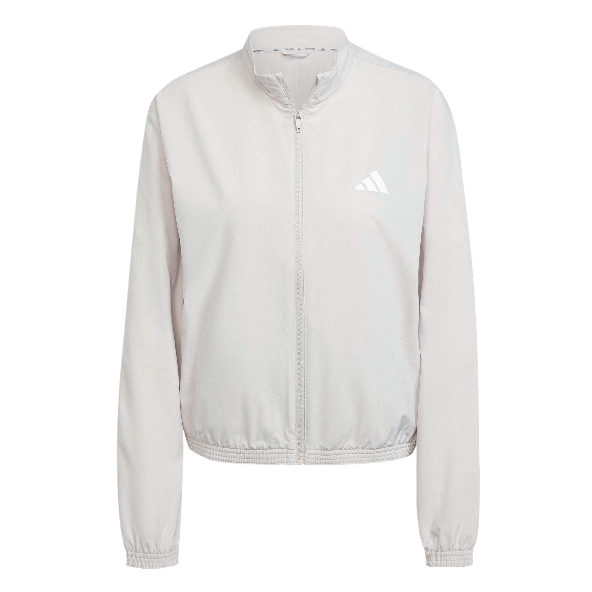 

New Adidas ESSENTIALS TRAIN Jackets Coats Women s Gray JE6173 A/M
