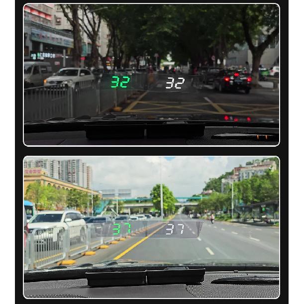 Car head up high-definition display GPS speed display, windshield projector, suitable for all automotive electronic components