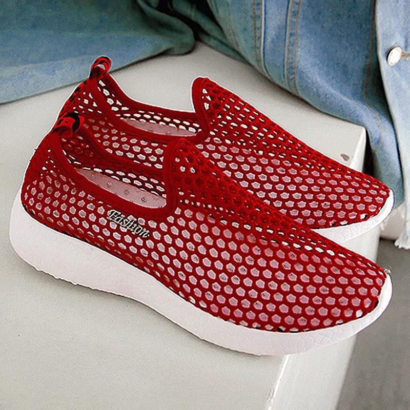 

Fashion Fashion Women Sandals Summer New Mesh Breathable Women Shoe Casual Sports Shoe Soft Comfortable Ladies ShoesZapatos De Mujer 35