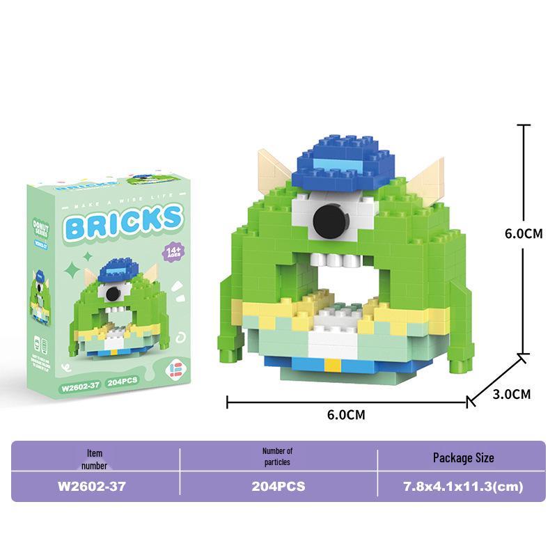 Lele Brothers Micro Building Blocks - Educational Small Animal Sets for Kids, Compatible with Lego, Boys' Toy Gifts