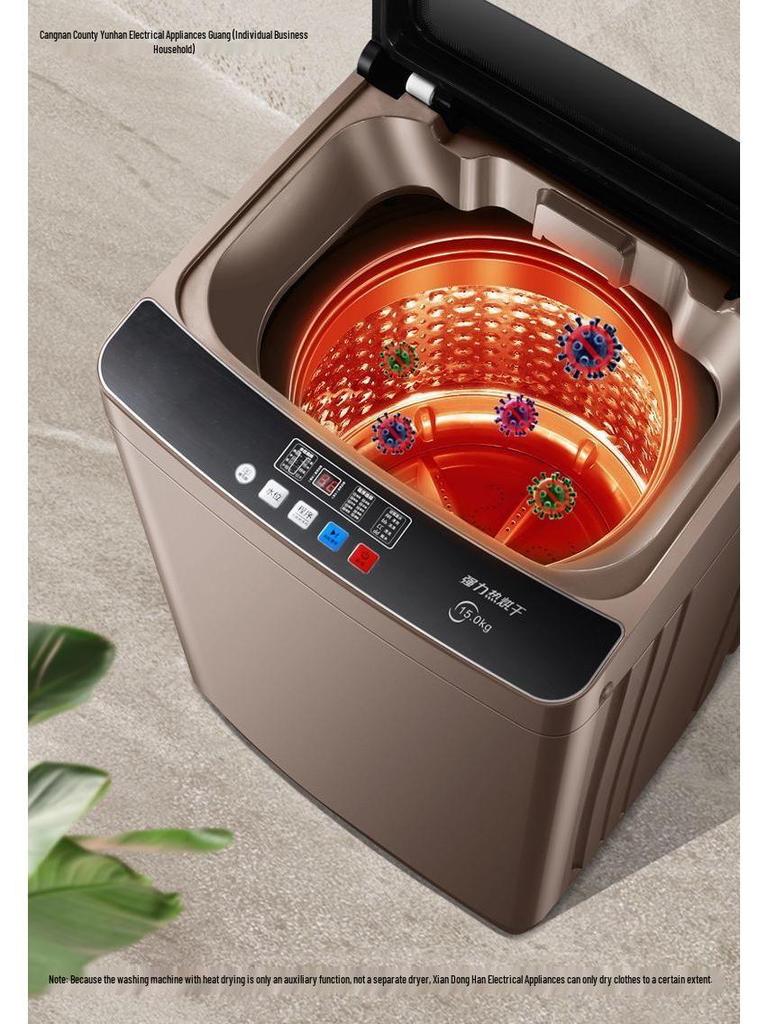 Best Seller: 8KG Fully Automatic Pulsator Washing Machine with Dryer - Ideal for Small Spaces