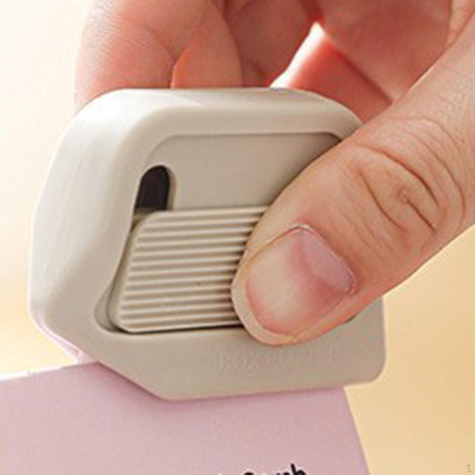

Box Cutter Opener Automatic Rebounding Opening Packages Paper Mini Letter for чорний