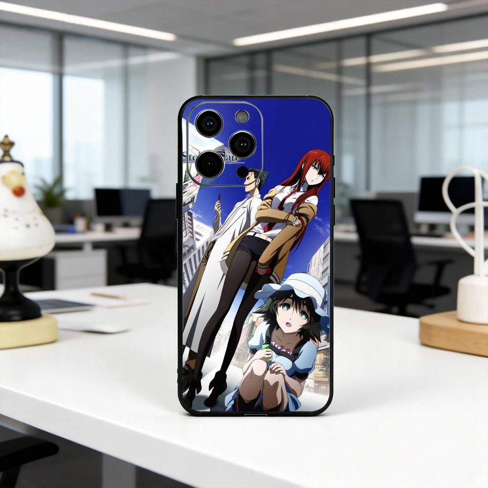 

STEINS R-Rintaro O-Okabe GATE Phone Case Silicone Soft For IPhone 17 16 15 14 13 12 11 X XR Plus Pro Max Plus iPhone15promax