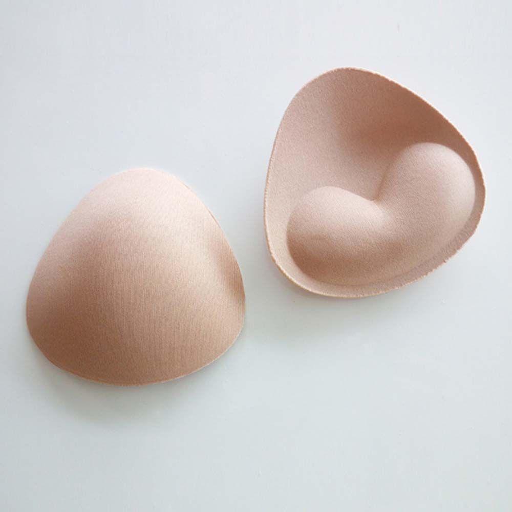 Heart Triangle Sponge Pad Enhancer Women Chest Cups Inserts Chest Thicker Chest Pads Breast Bra