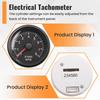 52MM Electrical Tachometer 0-8000 RPM 2" RPM Tacho Meter for 2 3 4 5 6 8 Cylinder Gasoline Engine Car Boat Yacht