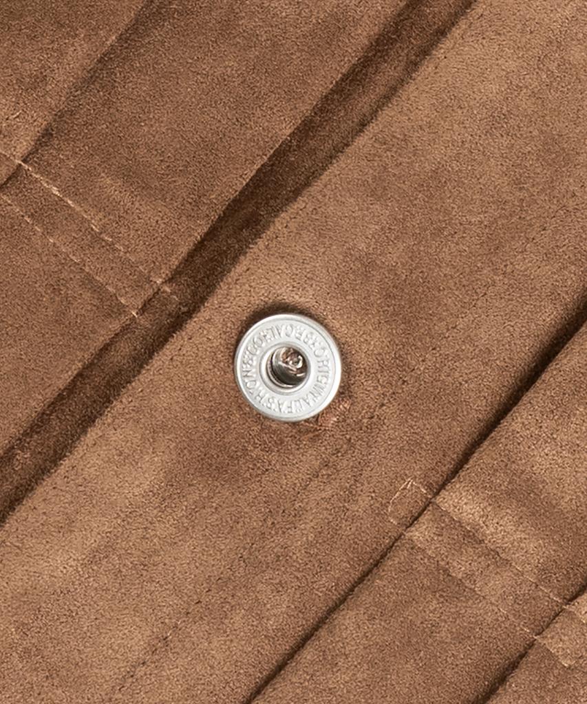 Mudsalt Suede Trucker Jacket Type 2. Camel