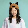 Adjustable Hip Hop Melon Docker Cap Cute Cat Ears Brimless Hat Rolled Cuff Solid Color Retro Skullcap Outdoor Daily