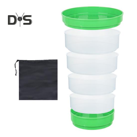 

Круглый поддон для проращивания фасоли с дренажными отверстиями. Горшок для выращивания фасоли, укладываемый в штабель. Беспочвенные ростки фасоли. Микрозелень. Питомник для выращивания ростков пшеницы. B