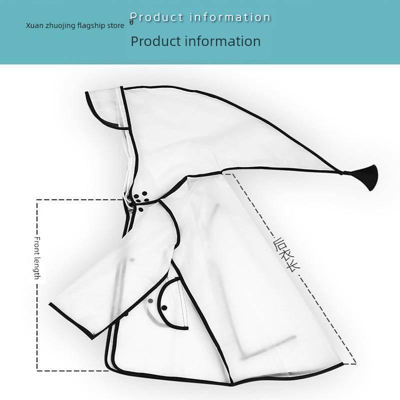 Impermeabile da Mago Impermeabile Impermeabile per Bambini per Ragazze e Ragazzi Abbigliamento Impermeabile per l'Asilo per Bambini e Studenti Poncho da Pioggia per Giornate di Pioggia