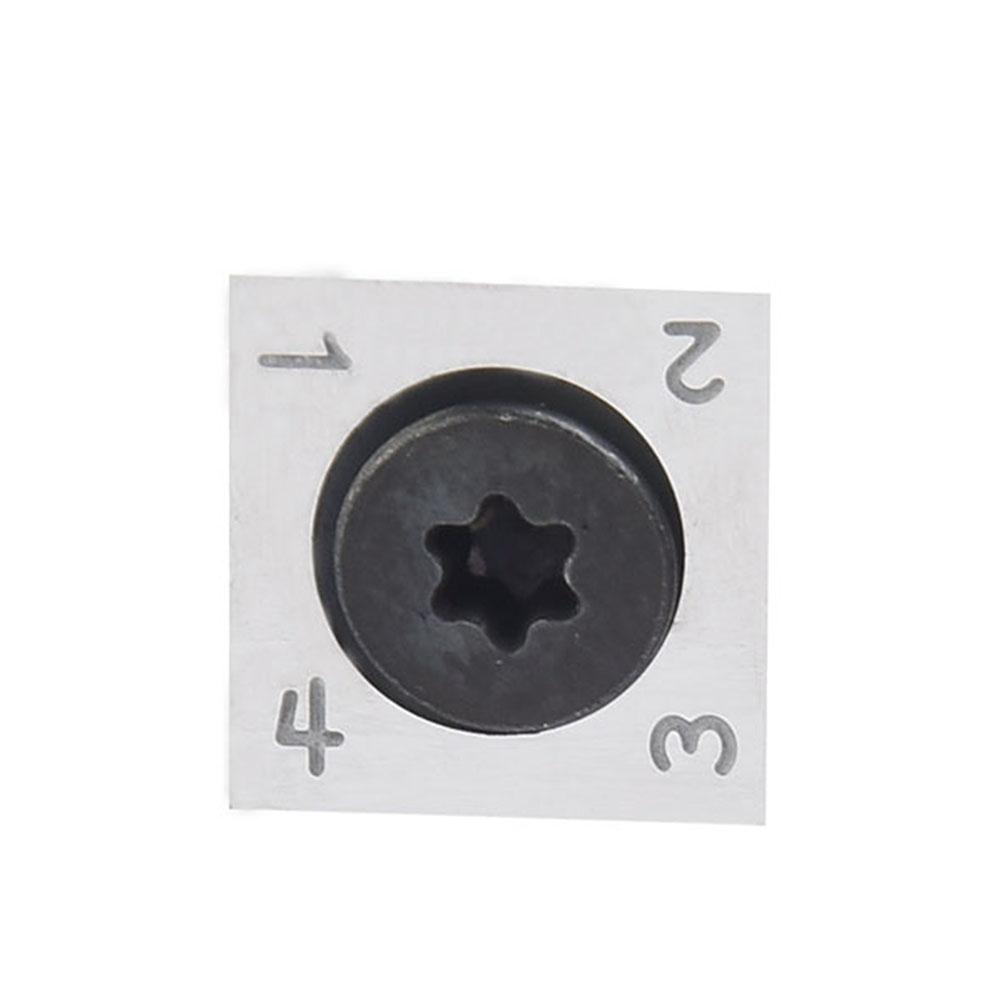 Elektrowerkzeuge Hartmetall-Einsätze Gerade Stirnseite mit Schrauben