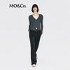 MO&Co. Women's High-Waist Straight Leg Trousers