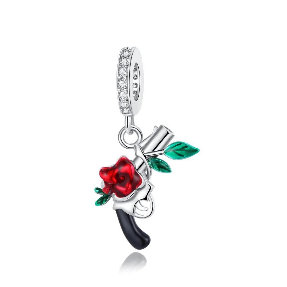 Luck Charm Copper Craft Four Leaf Clover Green Tree Frog Turtle Bead Pendant Ideal For Bracelet Women Diy Jewelry Present