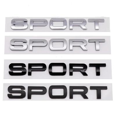 3D ABS SPORT Letters Embleem Auto Achterklep Badge Voor Discovery Evoque L494 L320 Sport Sticker Accessoires